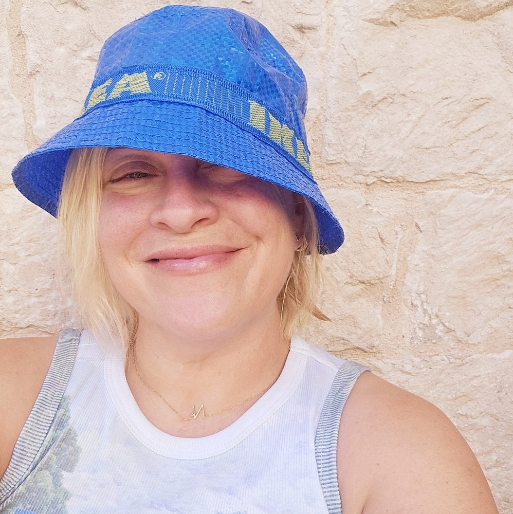 Ikea Knorva‎ Blue Bucket Hat D12